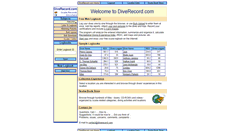 Desktop Screenshot of diverecord.com